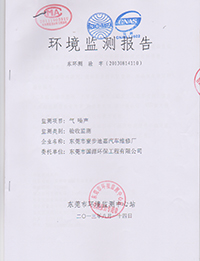 环境检测报告